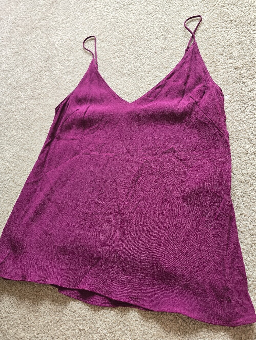 17. Wilfred Aritzia 100% Rayon Adjustable Straps Tank Womens Size XS